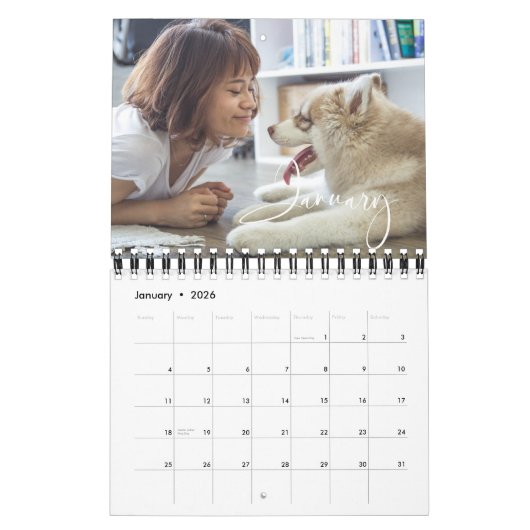 Elegante en moderne familie 2026 foto kalender (Jan 2026)