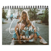 Elegante en moderne familie 2026 foto kalender (Hoes)