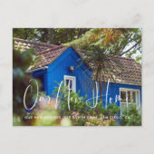 Elegante en moderne foto bewegende aankondiging briefkaart (Voorkant)