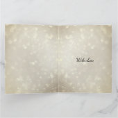 Elegante en moderne Happy Birthday Wife Greeting Kaart (Binnen)