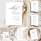 Elegante en moderne huwelijksuitnodiging kaart