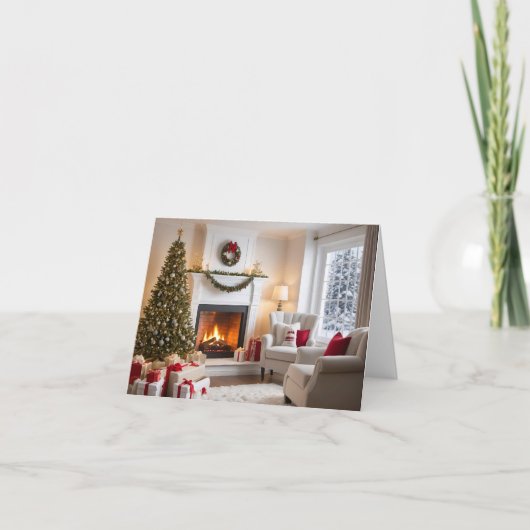 Elegante en moderne kerst Kaart (Voorkant)