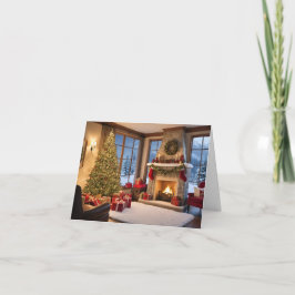 Elegante en moderne kerst Kaart