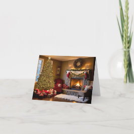 Elegante en moderne kerst Kaart