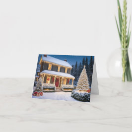 Elegante en moderne kerst Kaart