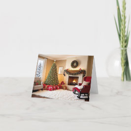 Elegante en moderne kerst Kaart