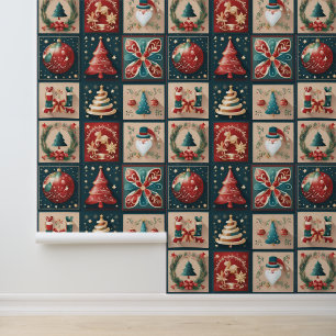 Elegante en moderne kerstdecoraties behang