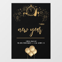 Elegante en moderne oudjaarsavondpartyraam