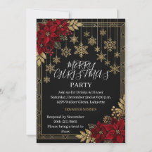 Elegante en moderne Poinsettia bloemstuk Kerstmis