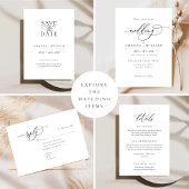 Elegante en moderne RSVP-reactiekaart RSVP Kaartje
