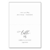 Elegante en moderne tafel Kaart met maaltijdoptie (Voorkant)