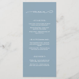 Elegante en Moderne Trouwdag Menu