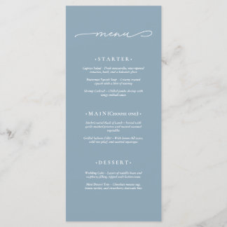 Elegante en Moderne Trouwdag Menu