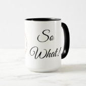 Elegante en moderne Waterverf Floral 60e verjaarda Mok (Voorkant rechts)