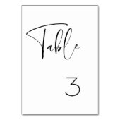 Elegante en moderne zwart-wit bruiloft kaart (Voorkant)