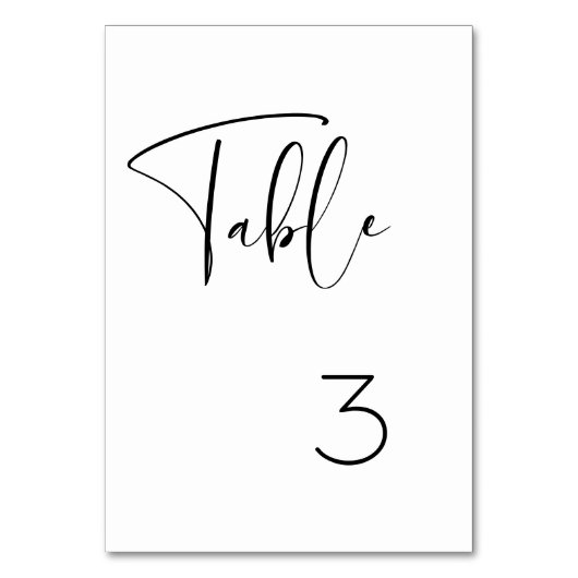 Elegante en moderne zwart-wit bruiloft kaart (Voorkant)