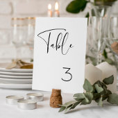 Elegante en moderne zwart-wit bruiloft kaart