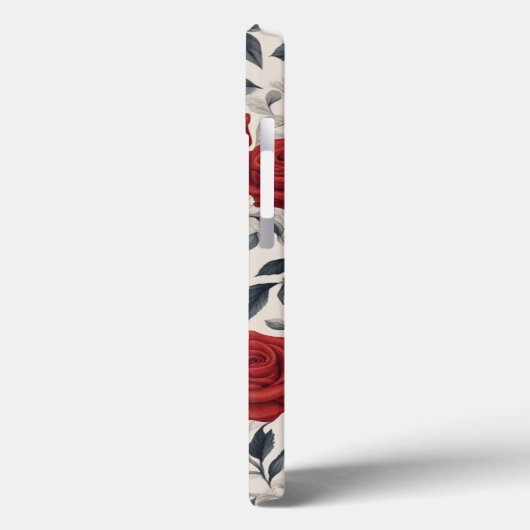 Elegante en mooie rode roos bloemmotief kunst Case-Mate iPhone case (Achterkant / Links)