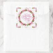 Elegante en Mooie Valentijnsdag Sticker Seal (Tas)