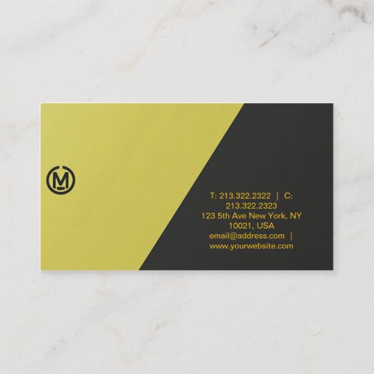 Elegante en professionele visitekaartjes te koop (Achterkant)