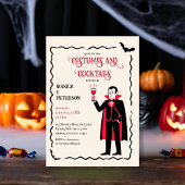 Elegante en retro kostuums Halloween feest Kaart