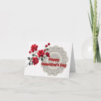 Elegante en romantische Valentijnskaart Bedankkaart