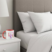 Elegante en Schattigee kleurrijke "LOVE" typografi Mok