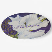 ELEGANTE EN SOFISTISCHE PARTIJMONOGRAM PAPIEREN BORDJE (Gekanteld)