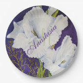 ELEGANTE EN SOFISTISCHE PARTIJMONOGRAM PAPIEREN BORDJE (Voorkant)