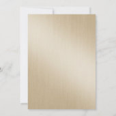 Elegante en stijlvolle 50e foto verjaardagsuitnodi kaart (Achterkant)