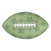 Elegante en stijlvolle olijfsterren op Sage Green American Football (Voorkant)