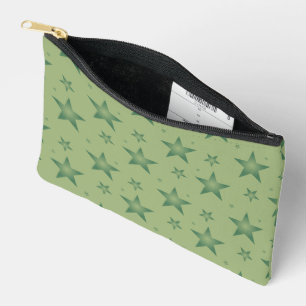 Elegante en stijlvolle olijfsterren op Sage Green Etui