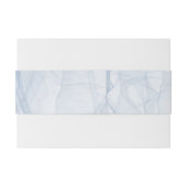 Elegante en stijlvolle roze en blauwe buikbanden uitnodigingen wikkel (Achterkant Voorbeeld)