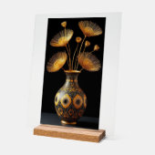 ELEGANTE EN STIJLVOLLE VAAS ACRYL BORD (Hoek)