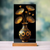 ELEGANTE EN STIJLVOLLE VAAS ACRYL BORD (Neutraal)