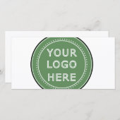 Elegante en strakke zwarte QR-code (Voorkant / Achterkant)