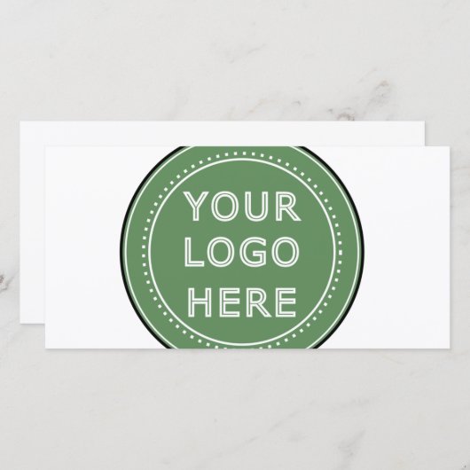 Elegante en strakke zwarte QR-code (Voorkant / Achterkant)