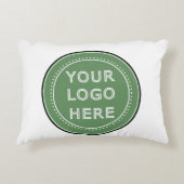 Elegante en strakke zwarte QR-code Accent Kussen (Voorkant)