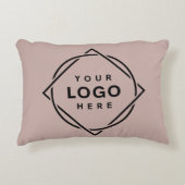 Elegante en strakke zwarte QR-code Accent Kussen (Voorkant)