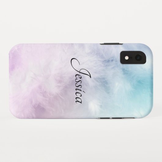 Elegante en strakke zwarte QR-code Case-Mate iPhone Case (Achterkant (horizontaal))