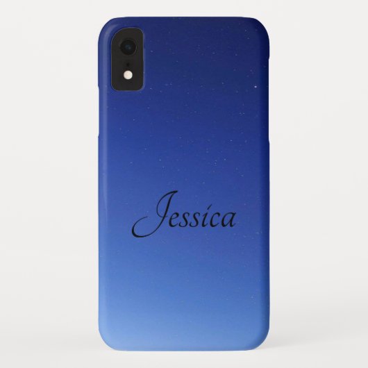 Elegante en strakke zwarte QR-code Case-Mate iPhone Case (Achterkant)