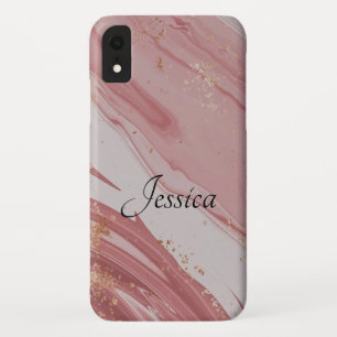 Elegante en strakke zwarte QR-code Case-Mate iPhone Case