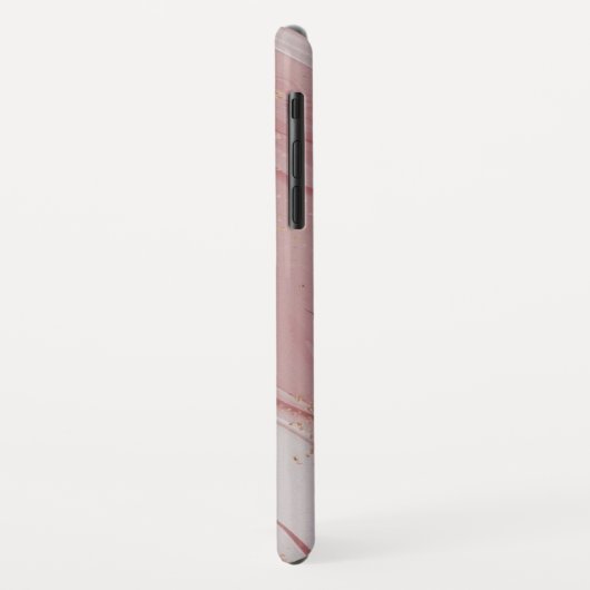 Elegante en strakke zwarte QR-code Case-Mate iPhone Case (Achterkant/links)