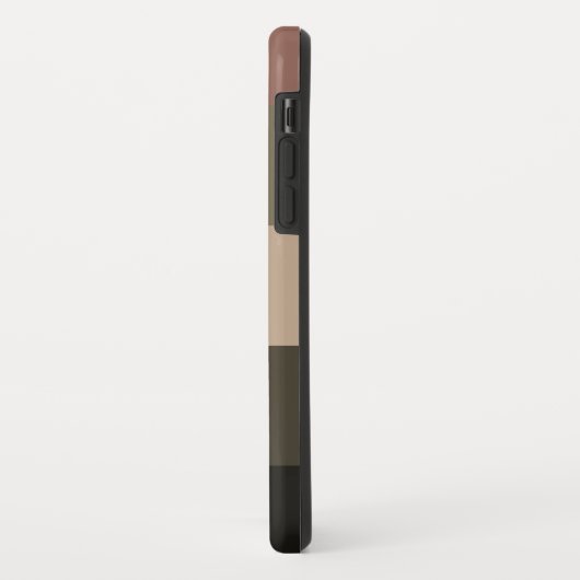 Elegante en strakke zwarte QR-code Case-Mate iPhone Case (Achterkant/links)