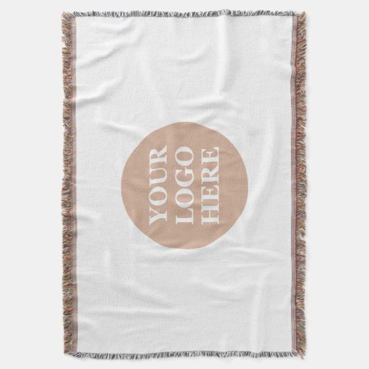 Elegante en strakke zwarte QR-code Deken (Voorkant Verticaal)