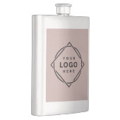 Elegante en strakke zwarte QR-code Flacon (Rechts)