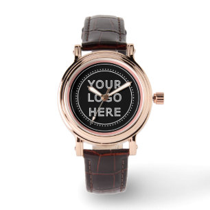 Elegante en strakke zwarte QR-code Horloge
