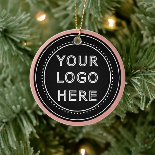 Elegante en strakke zwarte QR-code Keramisch Ornament (Boom)