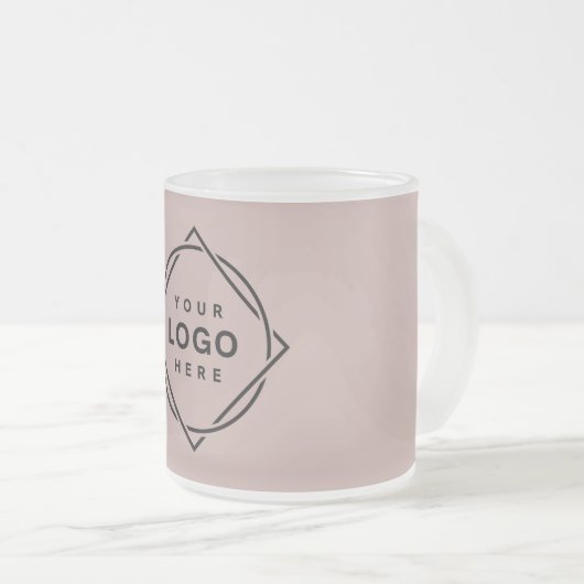 Elegante en strakke zwarte QR-code Matglas Koffiemok (Voorkant rechts)