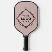 Elegante en strakke zwarte QR-code Pickleball Paddle (Achterkant)